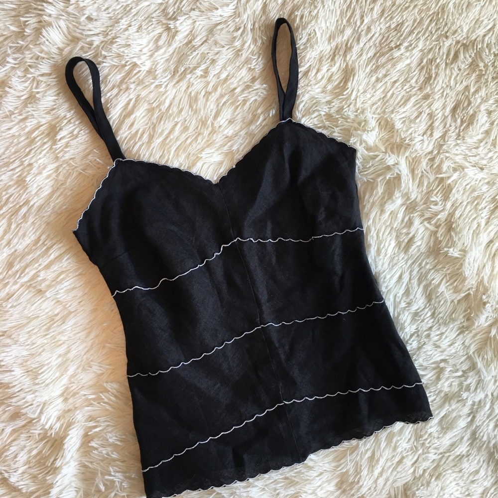 *2 for $20* Ann Taylor LOFT linen top || size 0